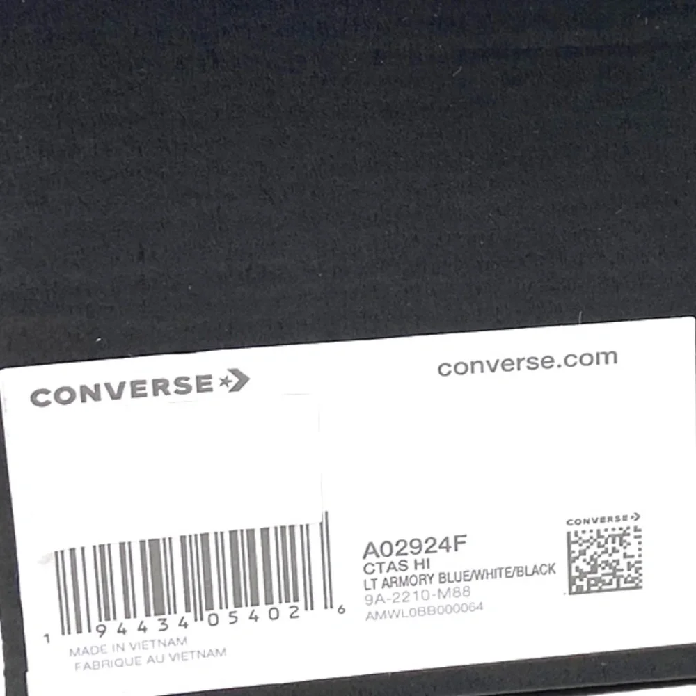 Converse Chuck Taylor Clouds Women's Sneakers Kids Blue Canvas High Top A02924F - Picture 9 of 10
